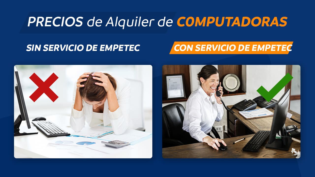 Banner de arrendamiento de computadoras