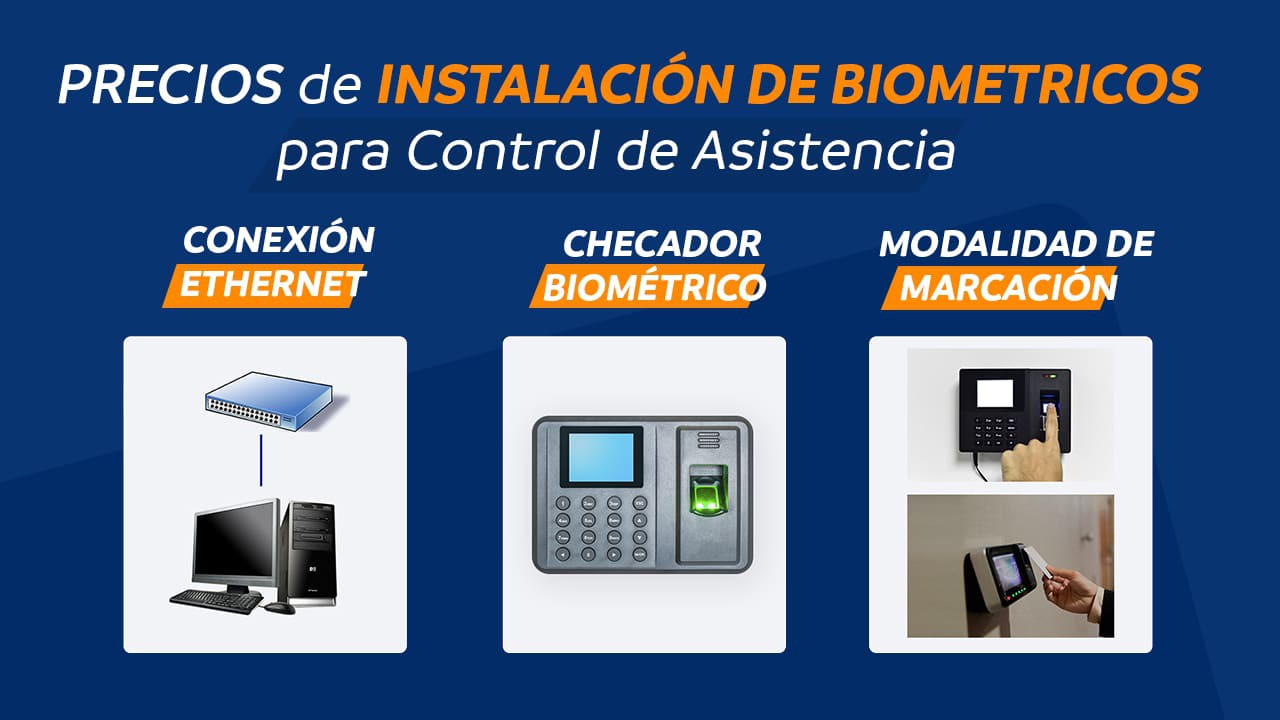 Precios instalación de sistema de control de asistencias