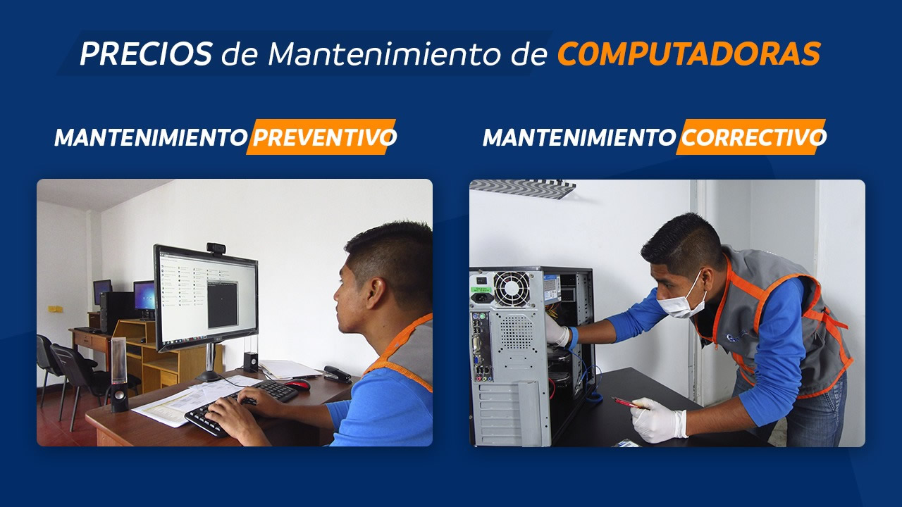 Precios del mantenimiento de pc's