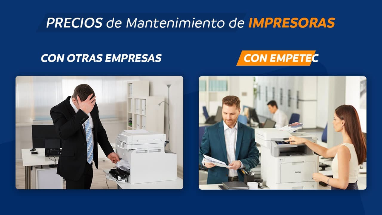 Banner de mantenimiento de impresoras