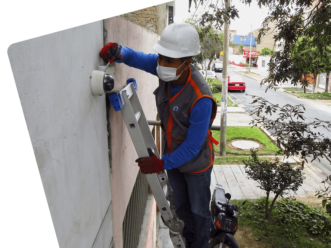 Slider de mantenimiento de camara de seguridad